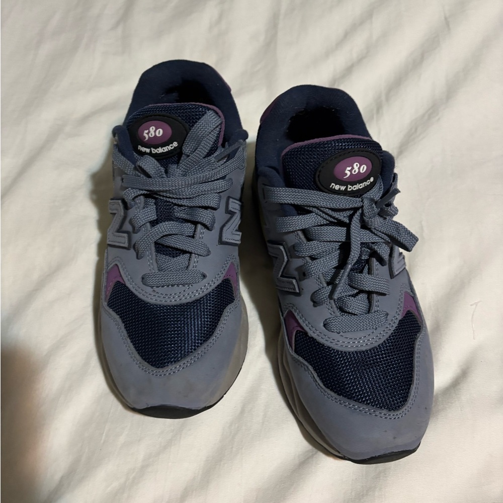 New Balance Navy and Purple Running Shoes